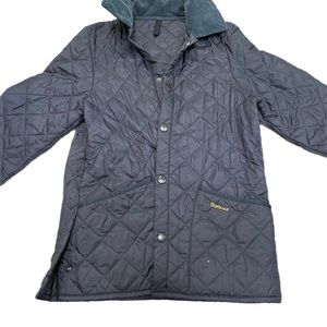 NAVY BARBOUR JACKET